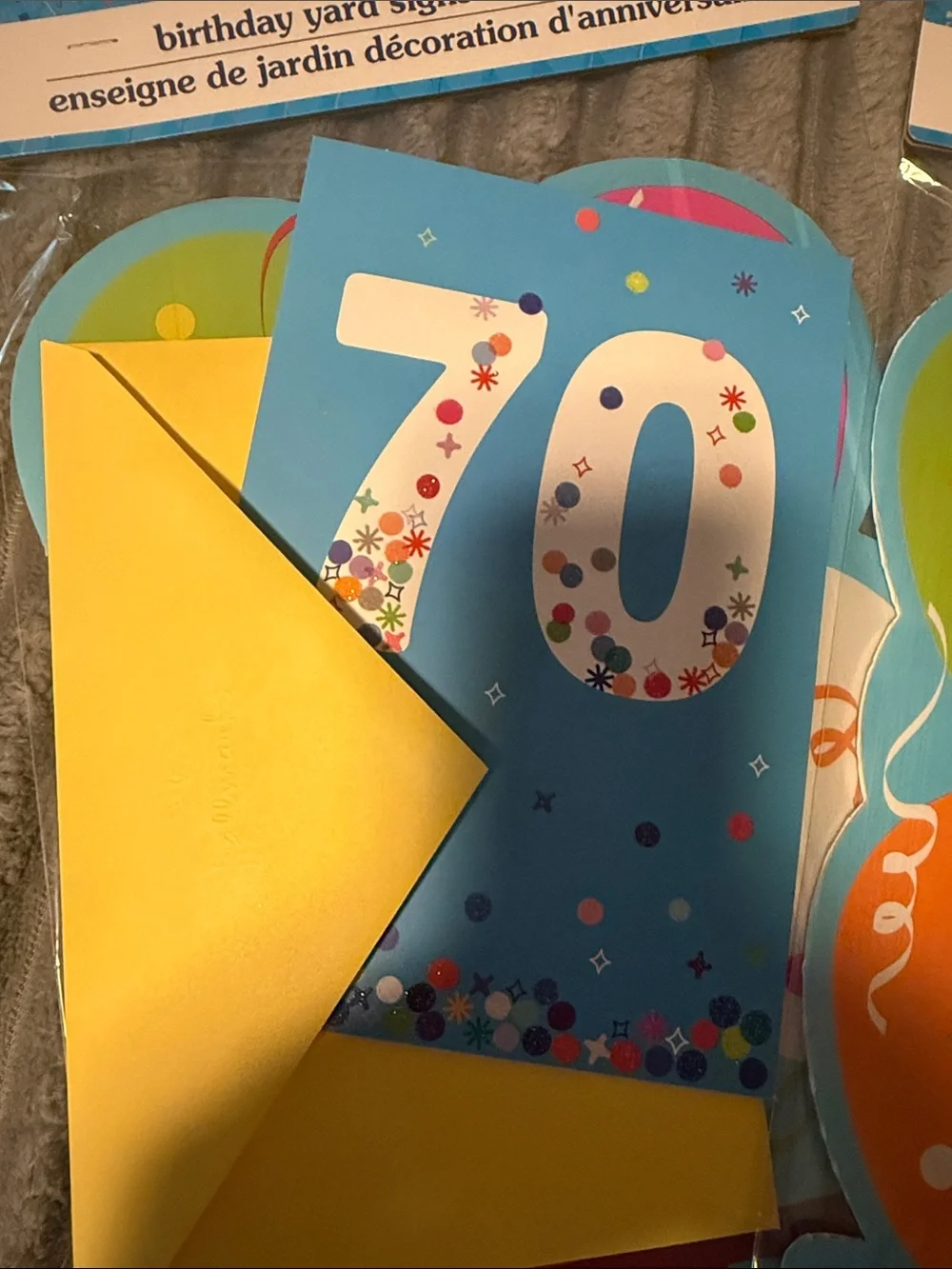 Party Happy Birthday Yard Signs and Supplies - Multicolor